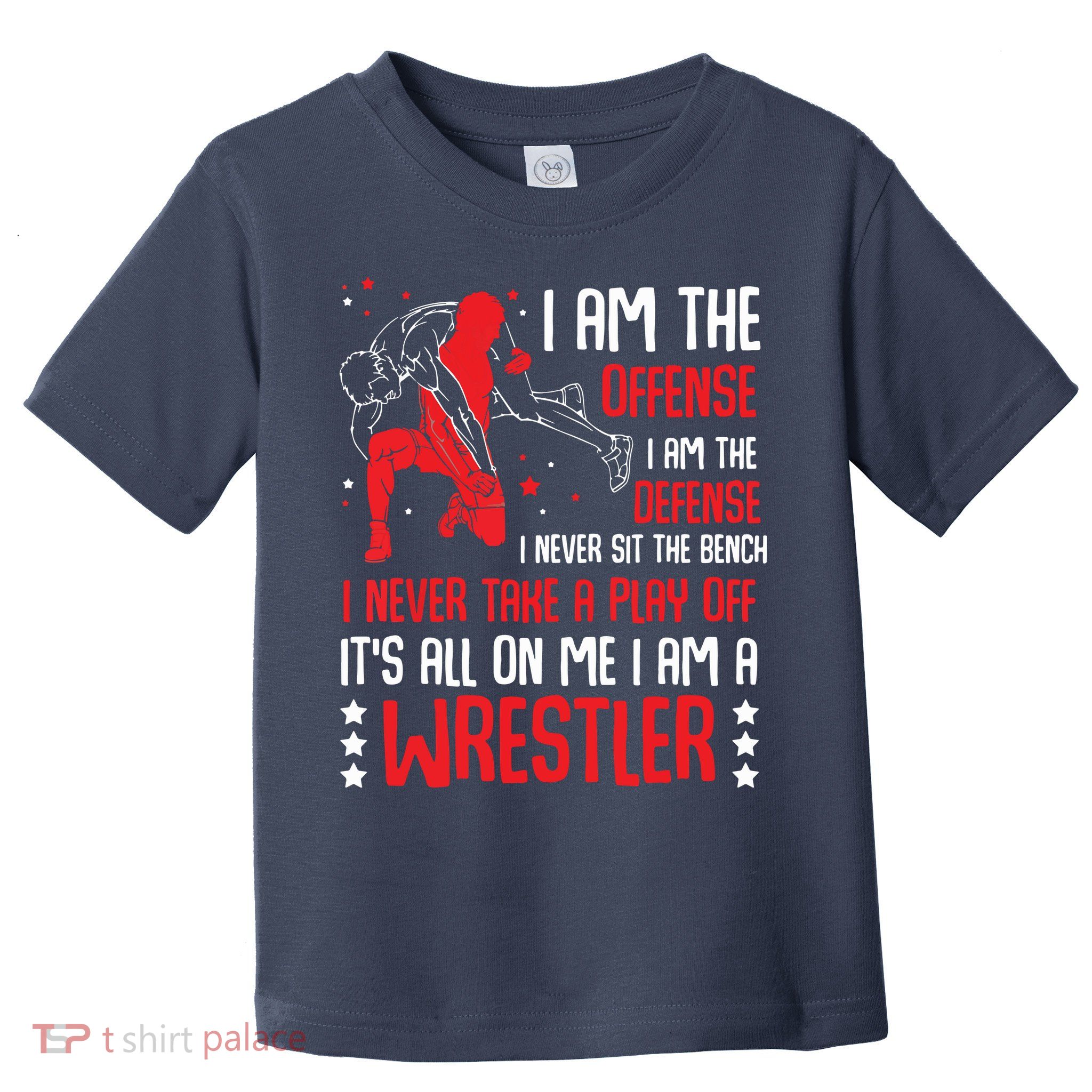 I Am A Wrestler Wrestling Wrestler Fight Coach Sports Toddler T-Shirt