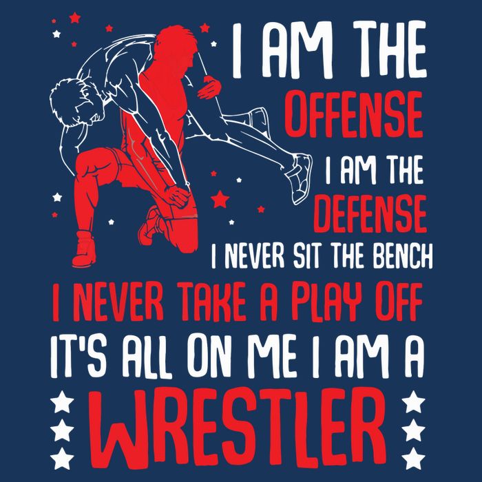 I Am A Wrestler Wrestling Wrestler Fight Coach Sports Women's V-Neck T-Shirt