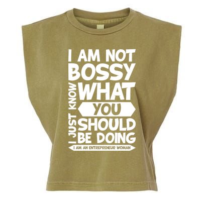 I Am An Entrepreneur Boss Ceo Small Business Owner Gift Garment-Dyed Women's Muscle Tee