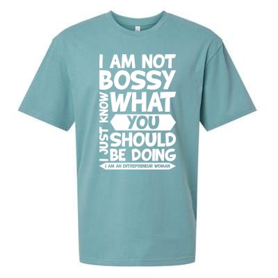 I Am An Entrepreneur Boss Ceo Small Business Owner Gift Sueded Cloud Jersey T-Shirt