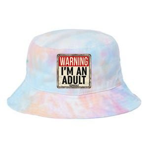 Im An Adult Technically Funny 18th Birthday 18 Year Old Tie Dye Newport Bucket Hat