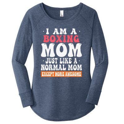 I Am A Boxing Mom Just Like Normal Mom Except More Awesome Women's Perfect Tri Tunic Long Sleeve Shirt