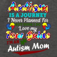 I'm An Autism Mom Tour Guide Quote Vector Backpack