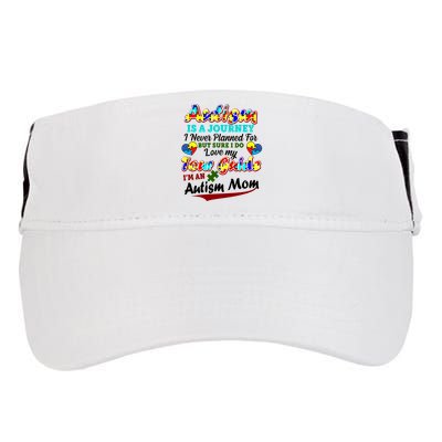 I'm An Autism Mom Tour Guide Quote Adult Drive Performance Visor