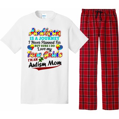 I'm An Autism Mom Tour Guide Quote Pajama Set