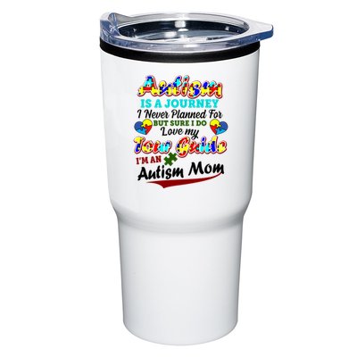 I'm An Autism Mom Tour Guide Quote Tumbler