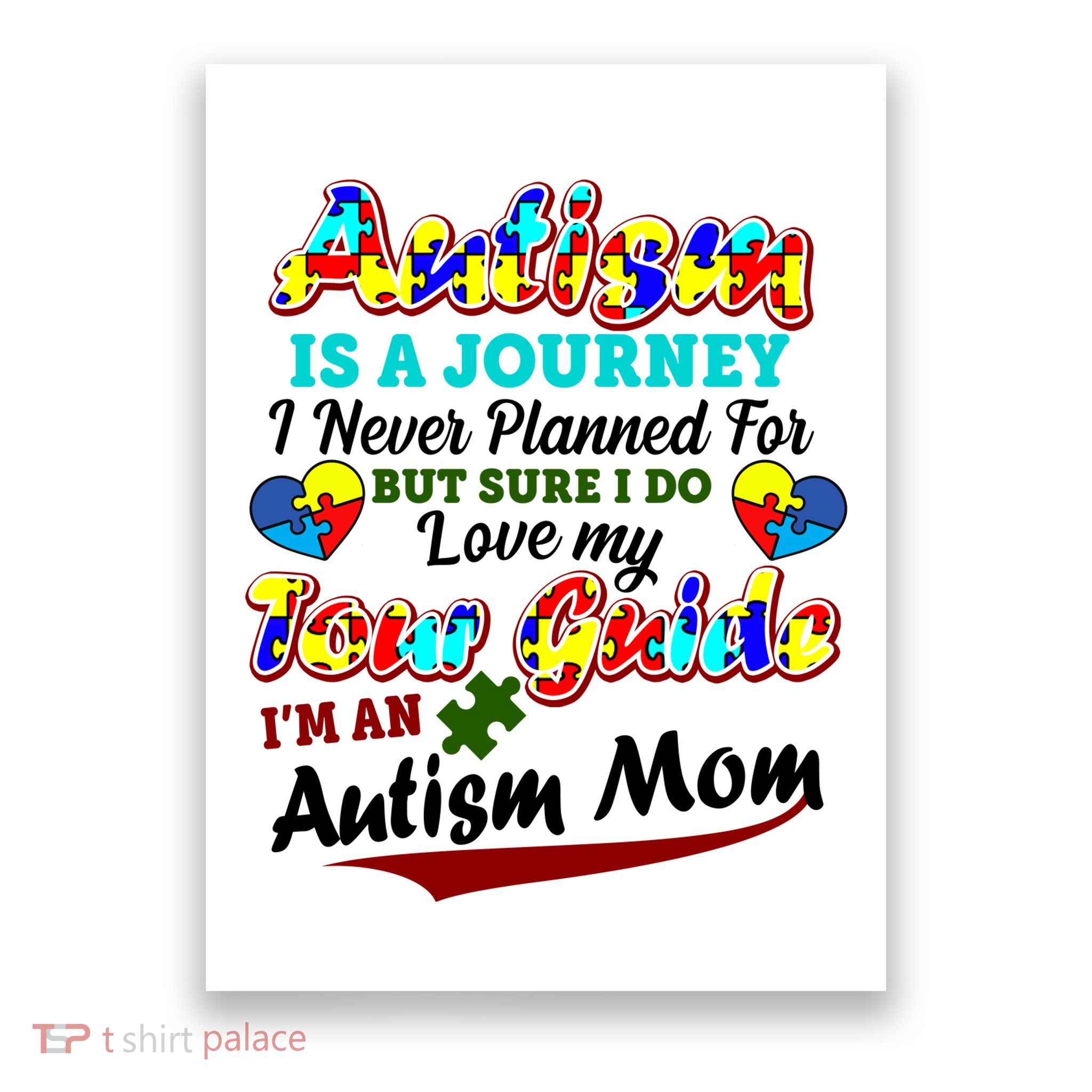 I'm An Autism Mom Tour Guide Quote Poster