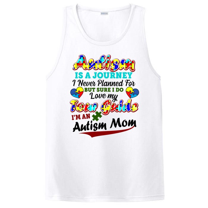 I'm An Autism Mom Tour Guide Quote PosiCharge Competitor Tank