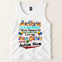 I'm An Autism Mom Tour Guide Quote Tank Top