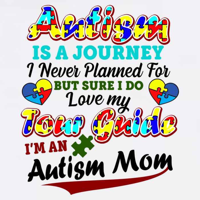 I'm An Autism Mom Tour Guide Quote Tank Top