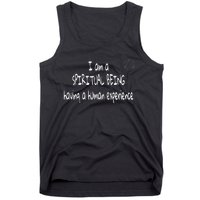 I Am A Spiritual Being Having A Human Experience Recovery Raglan Tank Top