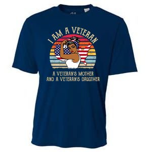 I Am A Veteran Veteran's Mother And Daughter Cooling Performance Crew T-Shirt