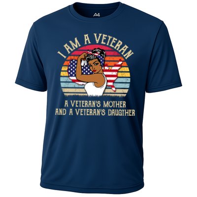 I Am A Veteran Veteran's Mother And Daughter Performance Shirt