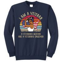 I Am A Veteran Veteran's Mother And Daughter Sweatshirt