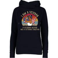 I Am A Veteran Veteran's Mother And Daughter Womens Funnel Neck Pullover Hood