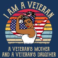 I Am A Veteran Veteran's Mother And Daughter 16 in Basic Backpack