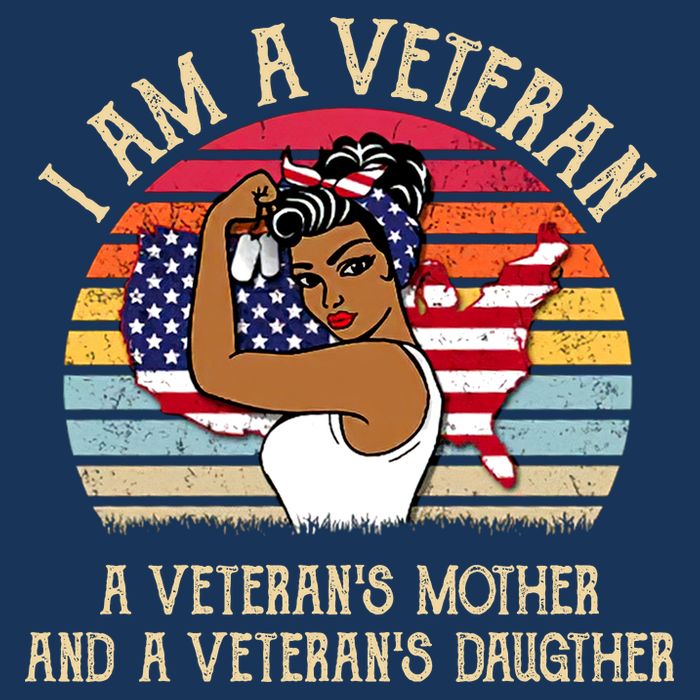 I Am A Veteran Veteran's Mother And Daughter 16 in Basic Backpack