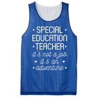 It's An Adventure Special Education Teacher Gift Mesh Reversible Basketball Jersey Tank