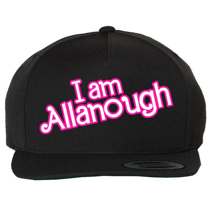 I Am Allanough Wool Snapback Cap