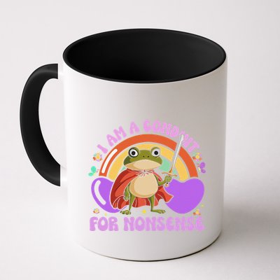 I Am A Conduit For Nonsense Funny Frog Knight Gift Mug