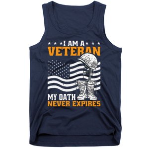 I Am A Veteran My Oath Never Expires Tank Top