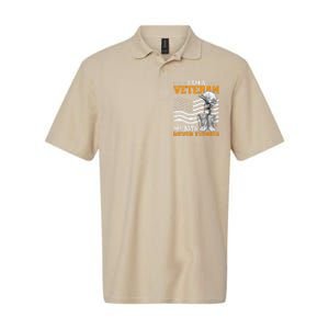 I Am A Veteran My Oath Never Expires Softstyle Adult Sport Polo