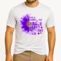 I Am A Military Child Brave Heart Resilient Soul Sunflower Cooling Performance Crew T-Shirt