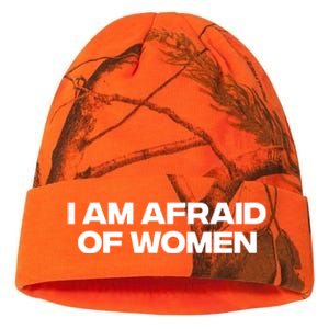 I Am Afraid Of Women Funny Kati Licensed 12" Camo Beanie