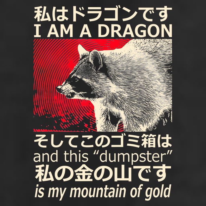 I Am A Dragon And This Dumpster Is My Mountain Of Gold Cool Comfort Performance Bucket Hat