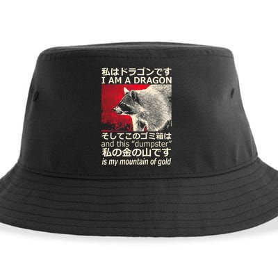 I Am A Dragon And This Dumpster Is My Mountain Of Gold Sustainable Bucket Hat