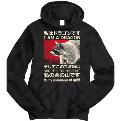 I Am A Dragon And This Dumpster Is My Mountain Of Gold Tie Dye Hoodie