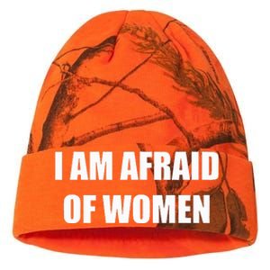 I Am Afraid Of Women Funny Kati Licensed 12" Camo Beanie