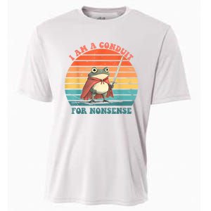 I Am A Conduit For Nonsense Cooling Performance Crew T-Shirt