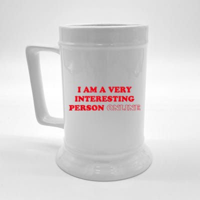 I Am A Very Interesting Person Online Beer Stein