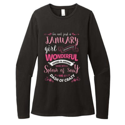 I Am A January Wo Birthday Gifts Womens CVC Long Sleeve Shirt