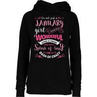 I Am A January Wo Birthday Gifts Womens Funnel Neck Pullover Hood