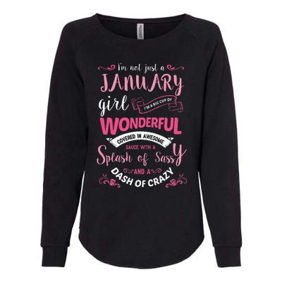 I Am A January Wo Birthday Gifts Womens California Wash Sweatshirt