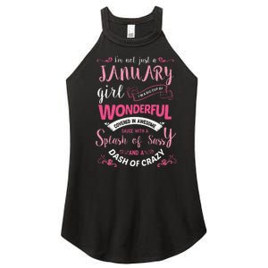 I Am A January Wo Birthday Gifts Women's Perfect Tri Rocker Tank