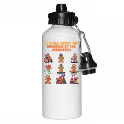 Its All About The Backbone Of The Operation Chiropractor Aluminum Water Bottle