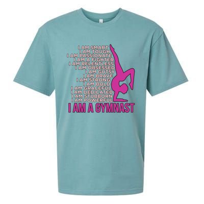 I Am A Gymnast Gymnastics Gymnastic Sports Lover Graphic Gift Sueded Cloud Jersey T-Shirt