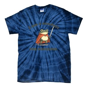 I Am A Conduit For Nonsense Funny Frog Tie-Dye T-Shirt