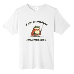 I Am A Conduit For Nonsense Funny Frog Tall Fusion ChromaSoft Performance T-Shirt