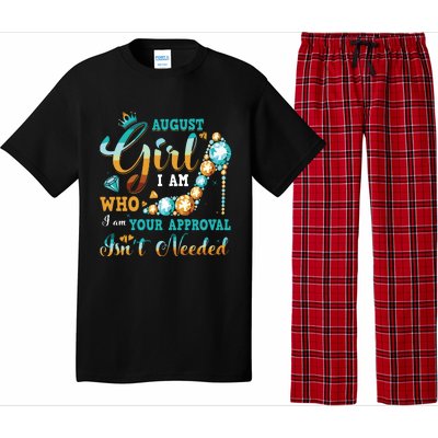 Im A August Girl Birthday Shirts I Am Who I Am Gifts Pajama Set