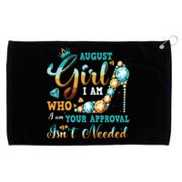 Im A August Girl Birthday Shirts I Am Who I Am Gifts Grommeted Golf Towel