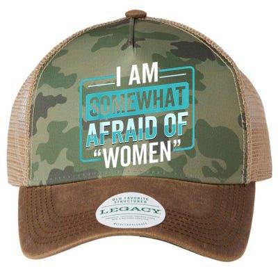 I Am Afraid Of Women Funny Legacy Tie Dye Trucker Hat