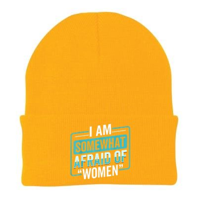 I Am Afraid Of Women Funny Knit Cap Winter Beanie