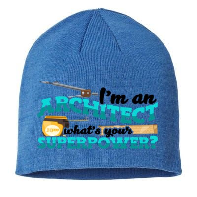 Im An Architect Whats Your Superpower Construction Gift Sustainable Beanie