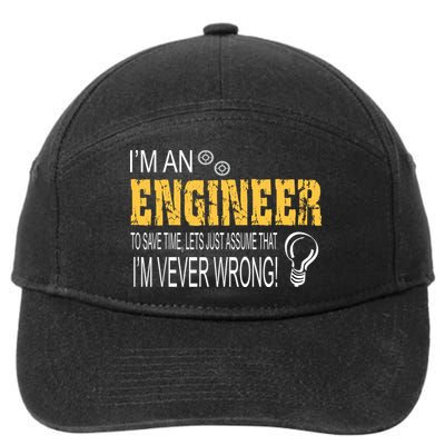 I Am An Engineer Gifts Idea For Any Engineers XL Olive 7-Panel Snapback Hat
