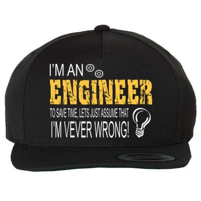 I Am An Engineer Gifts Idea For Any Engineers XL Olive Wool Snapback Cap