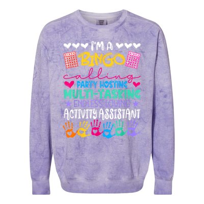 IM Activity Assistant National Activity Professionals Week Colorblast Crewneck Sweatshirt